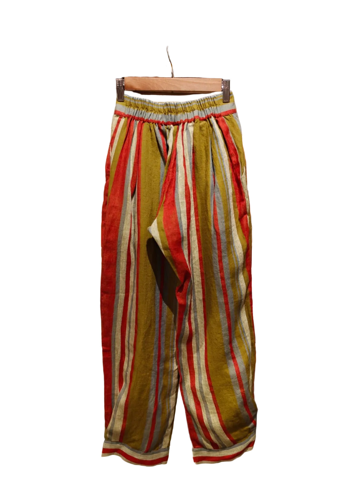 સફેદ Striped Co-ord Set