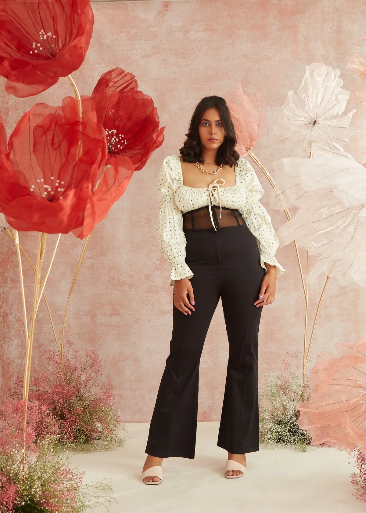 Lea Percy High-Waisted Corset Pants