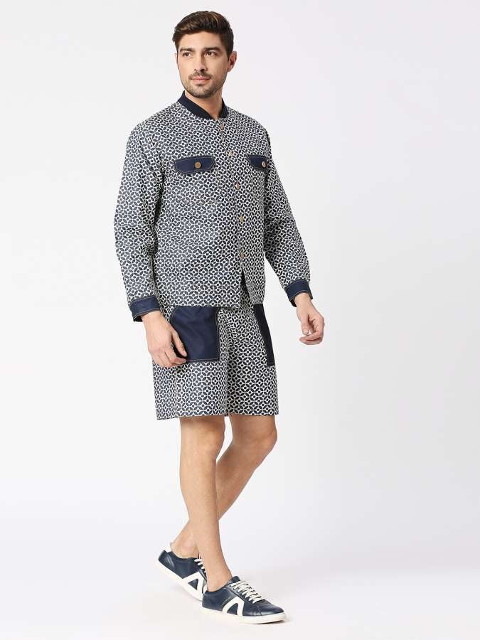 BLAMBLACK Geometric printed shirt