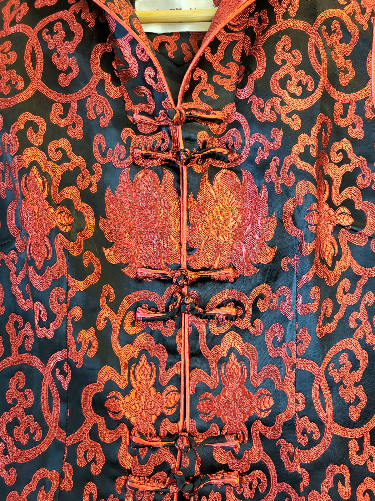 Vintage Tangyu Brocade Vest