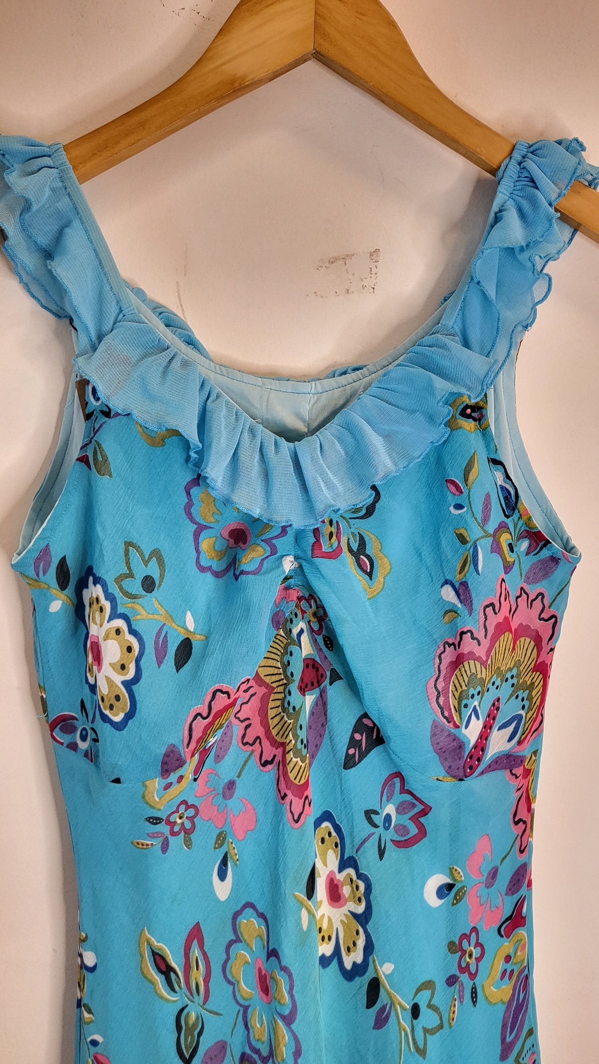 Y2K Ruffle Midi Dress