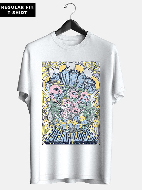 Lolla Palooza white tees