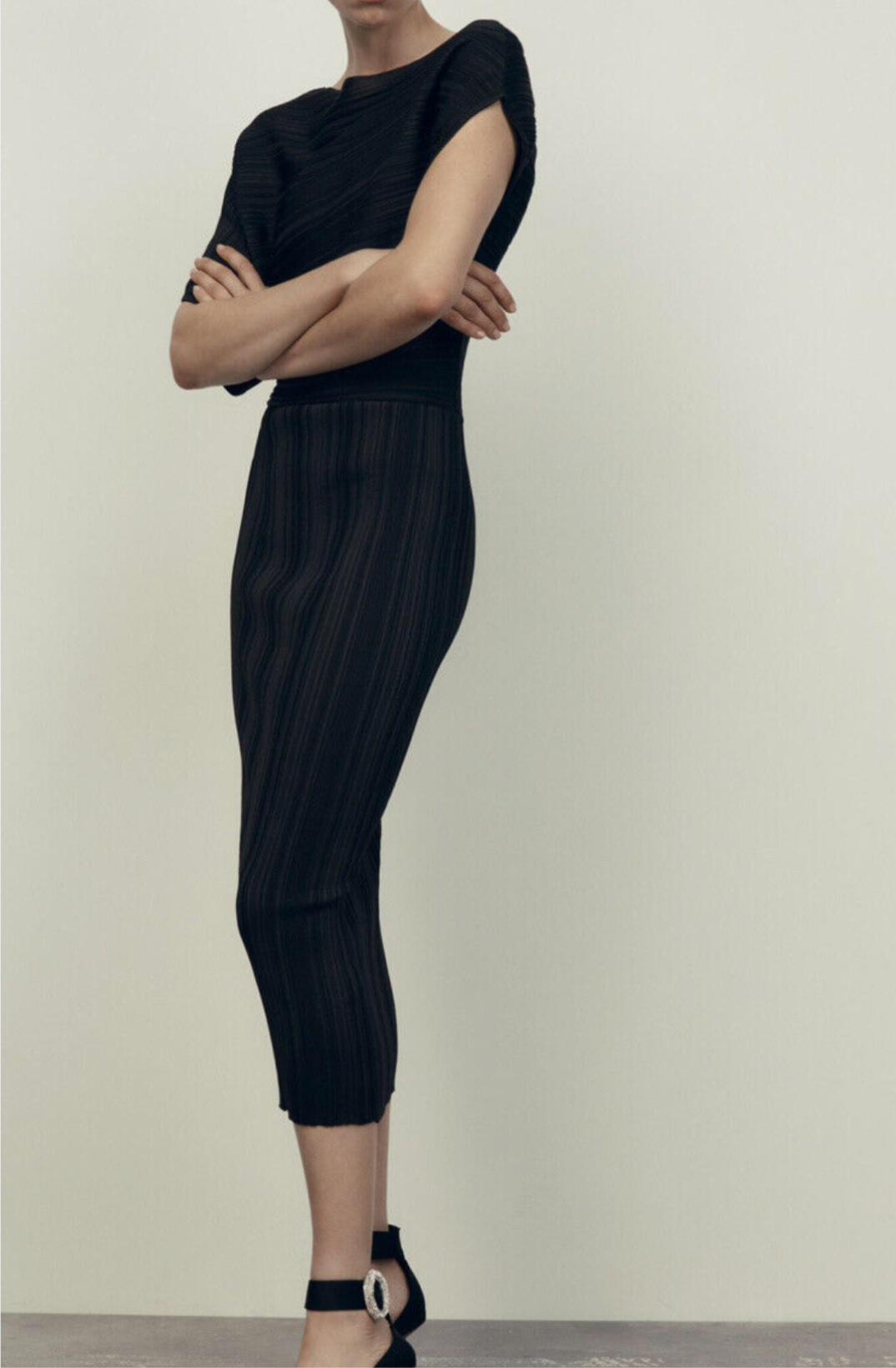 Zara Asymmetrical Bodycon Dress