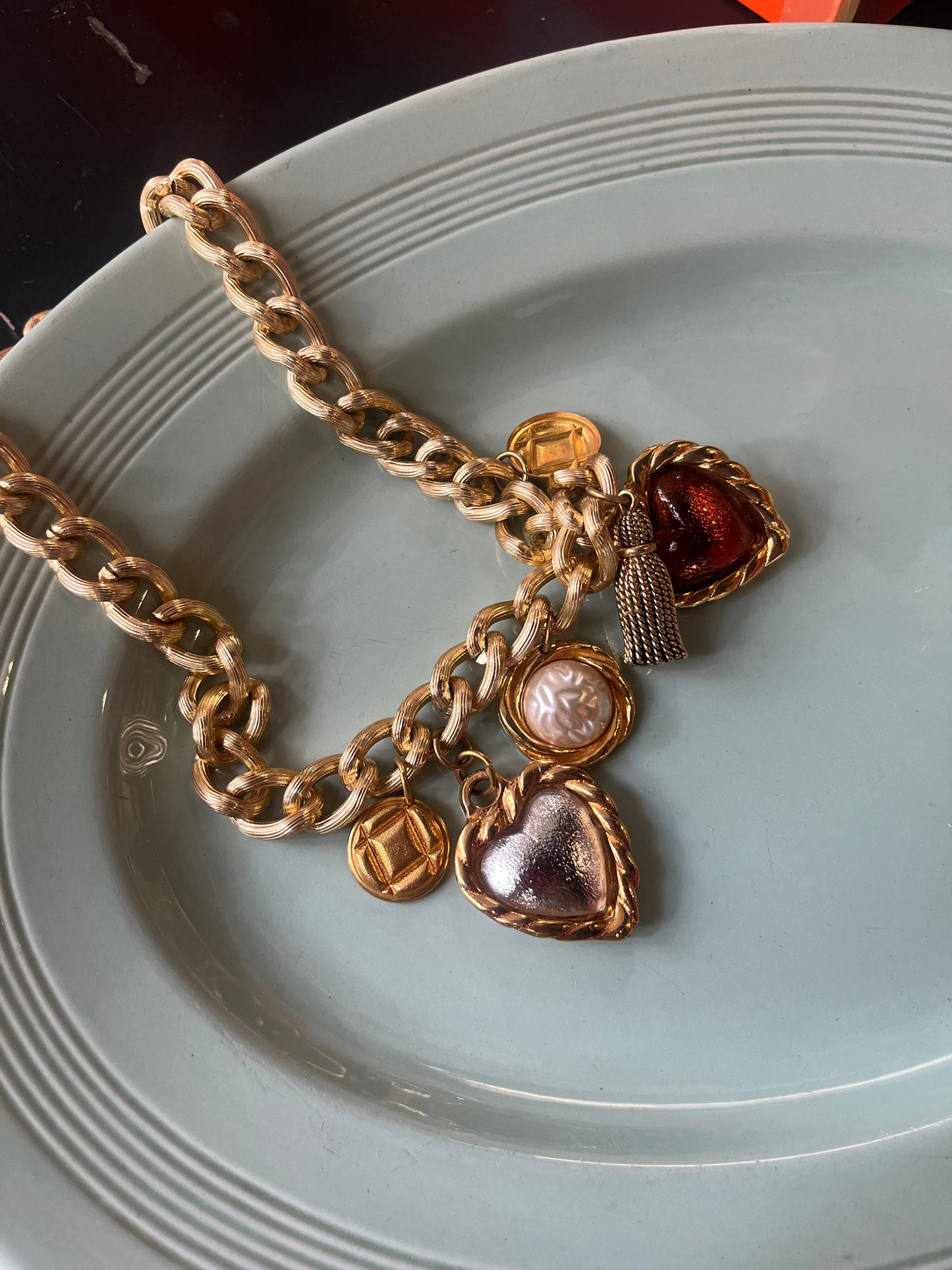 Fabi Heart Charm Necklace