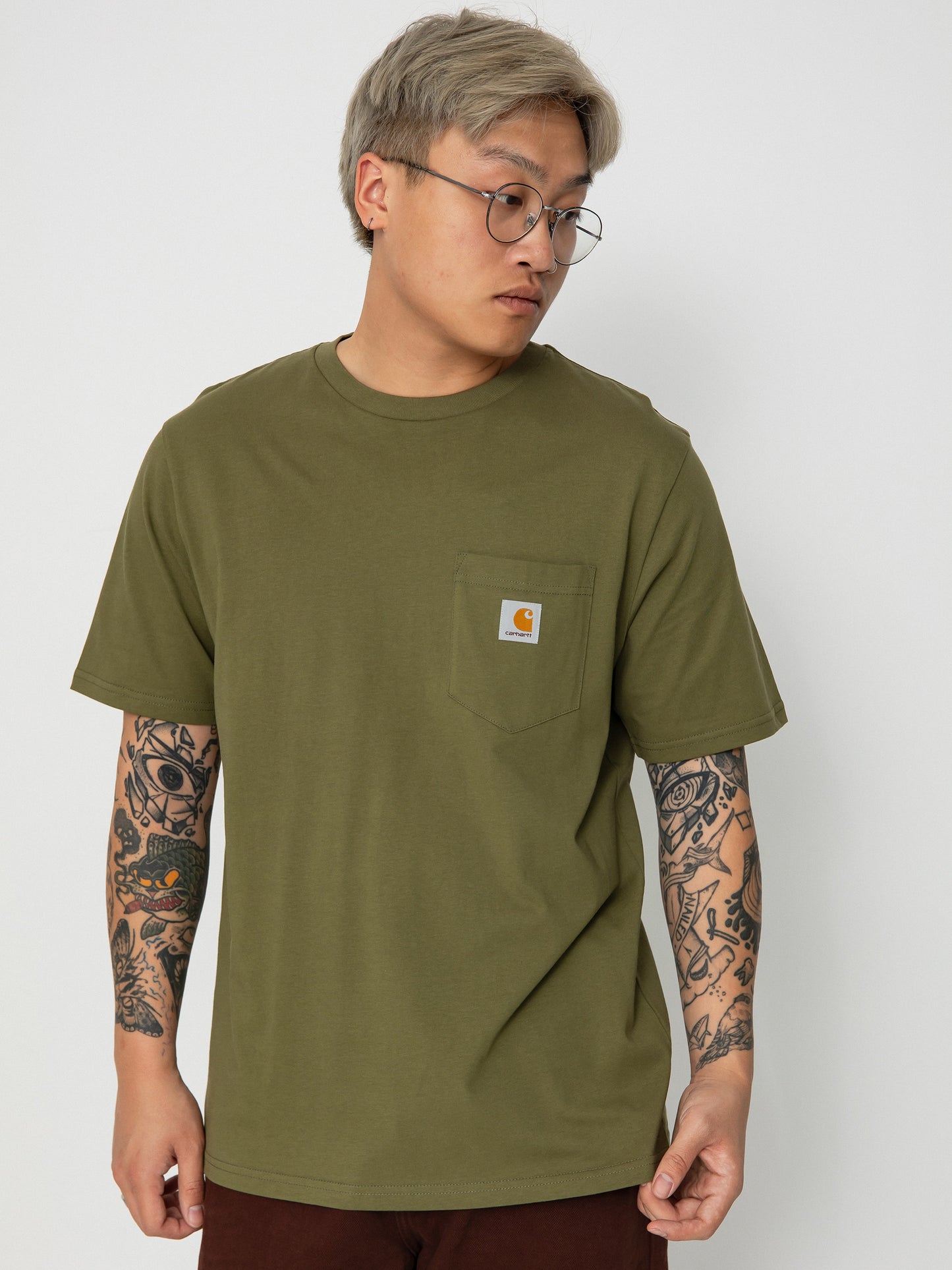 CARHARTT GREEN TEE