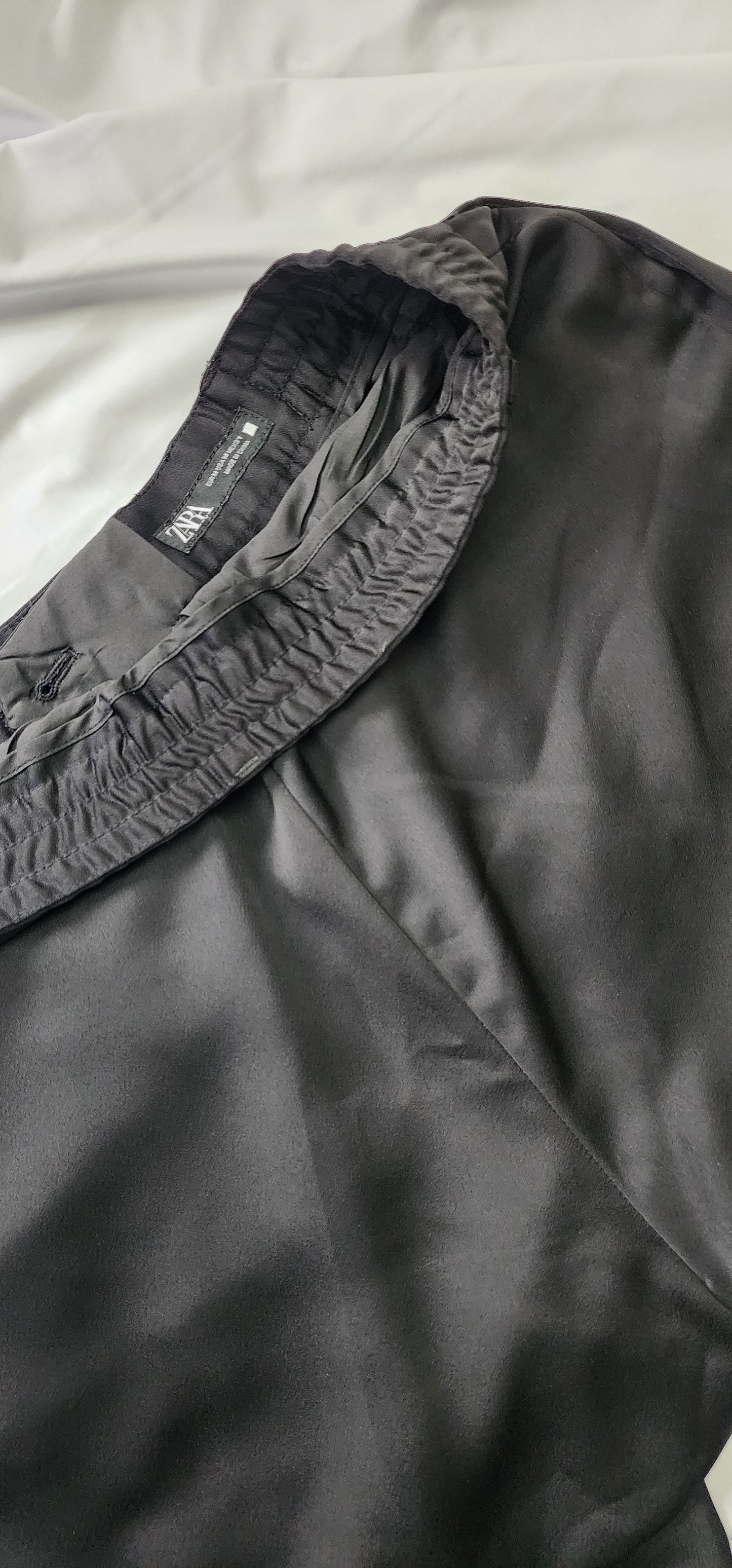 Zara Satin Black Pant