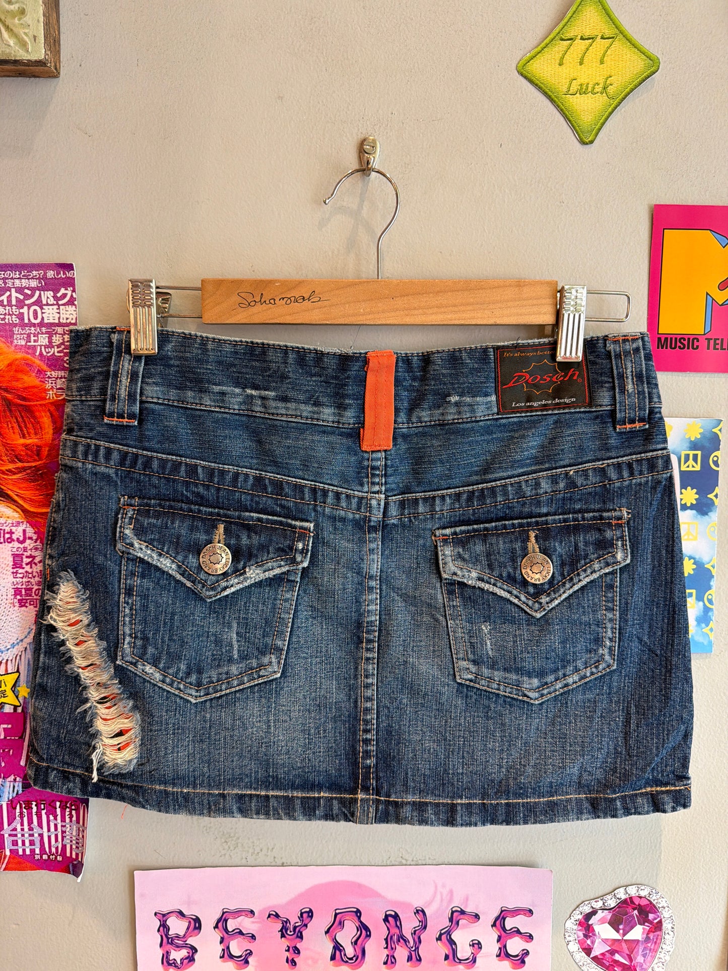Denim y2k Skirt