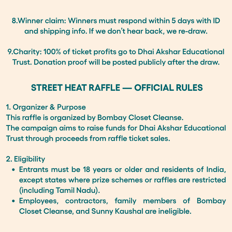 STREET HEAT - NIKE DUNKS RAFFLE TICKETS ! ๐
