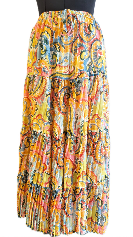 Floral Printed  Maxi Skirt