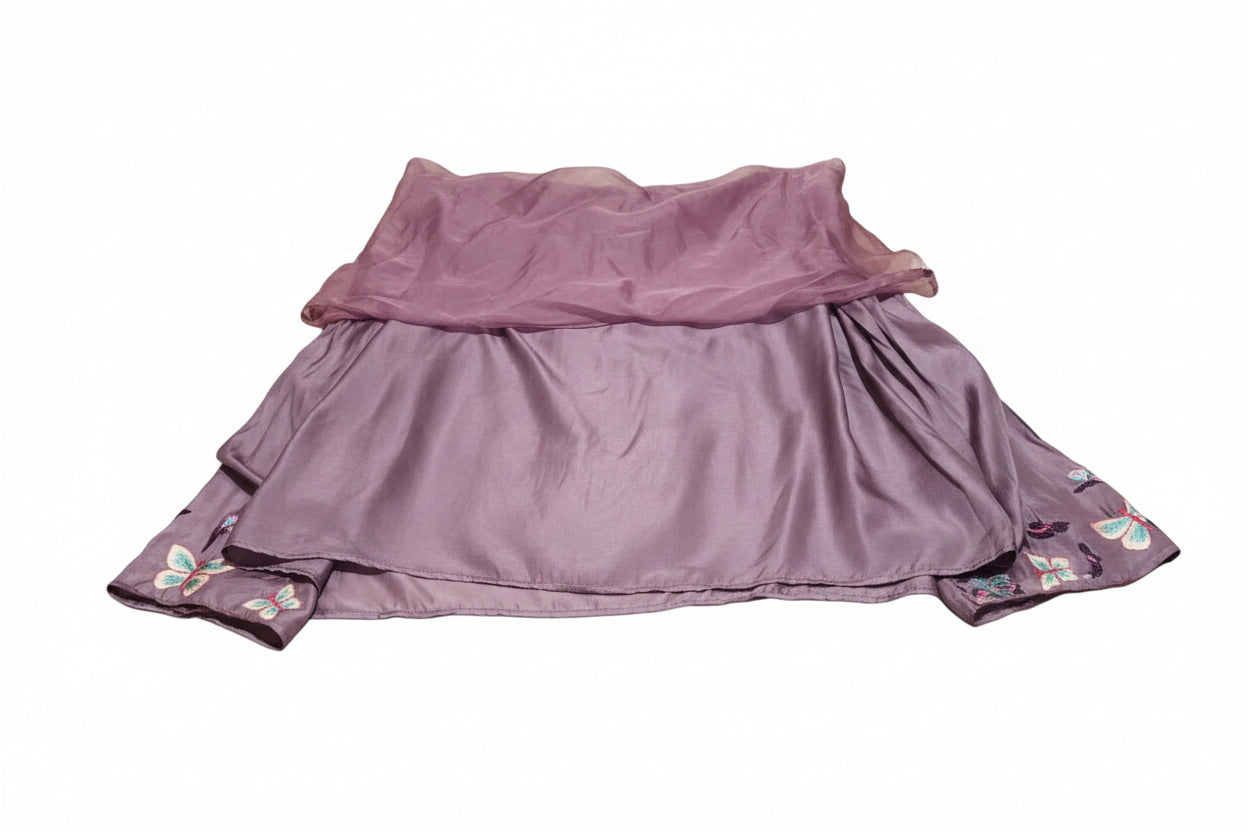 Jade Purple Maximalist Collar Top