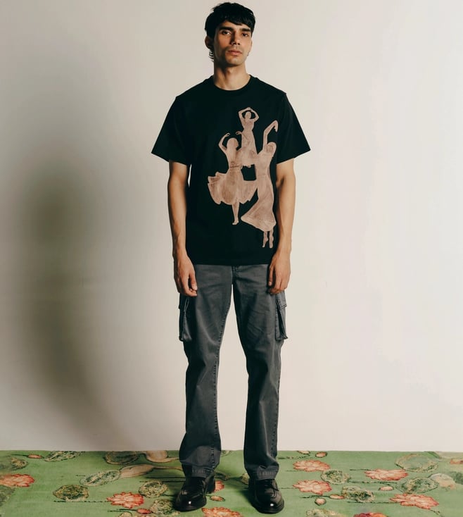 NO GREY AREA
Moonless Night Surrealist Dancing T-shirt