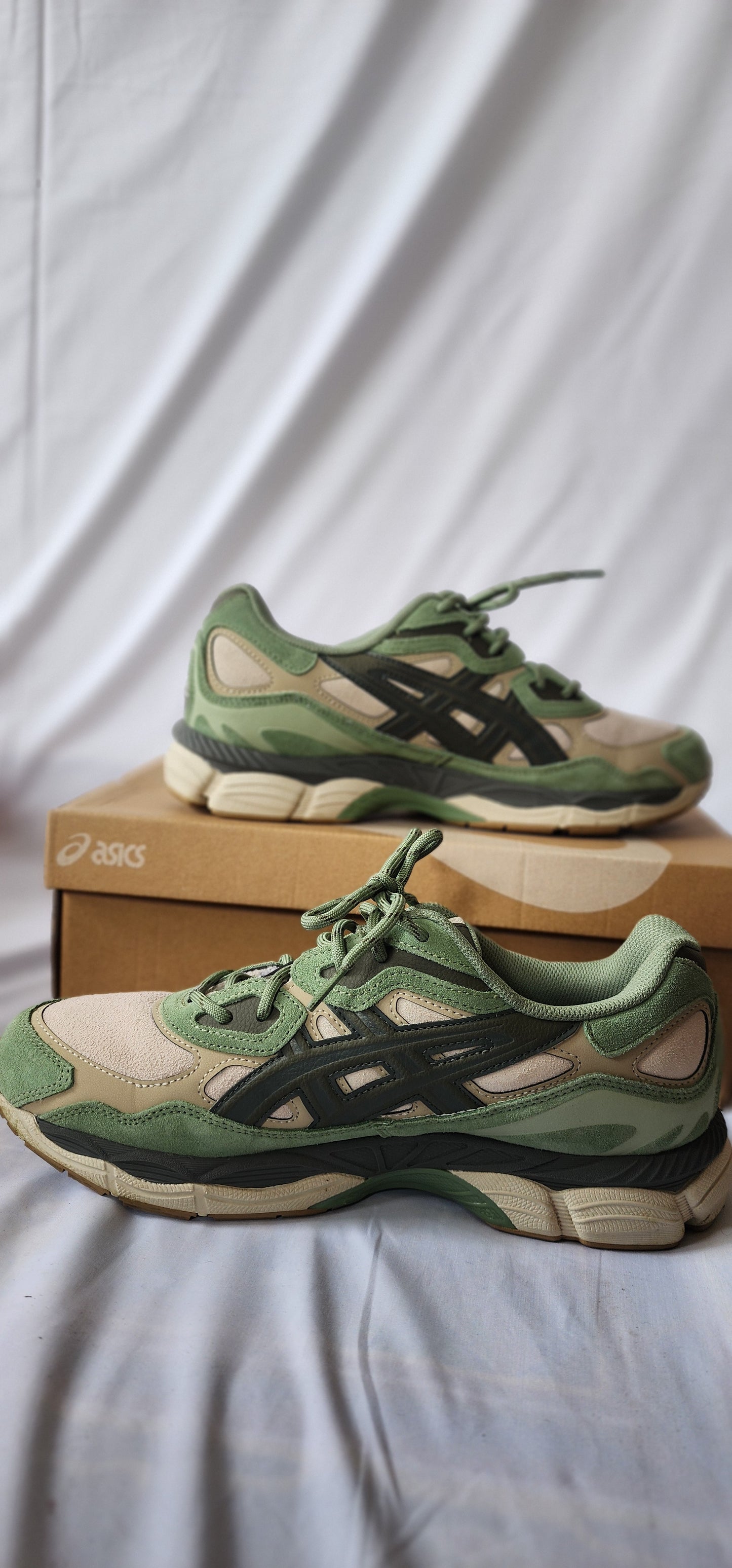 ASICS Gel NYC Green Sneakers