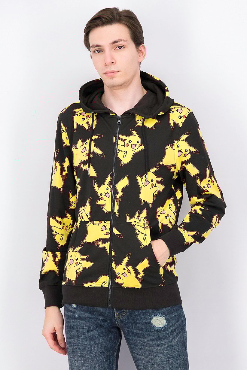 Pokemon Black Printed Hoodie