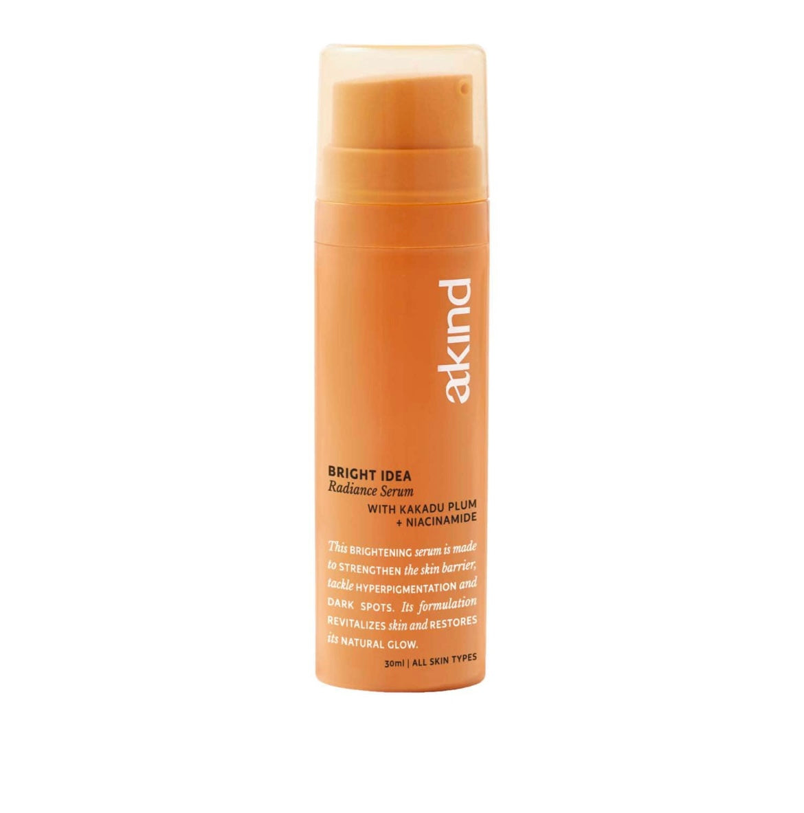 Akind Bright Idea Radiance Serum
(30 ml) - (unsealed) (no cap)