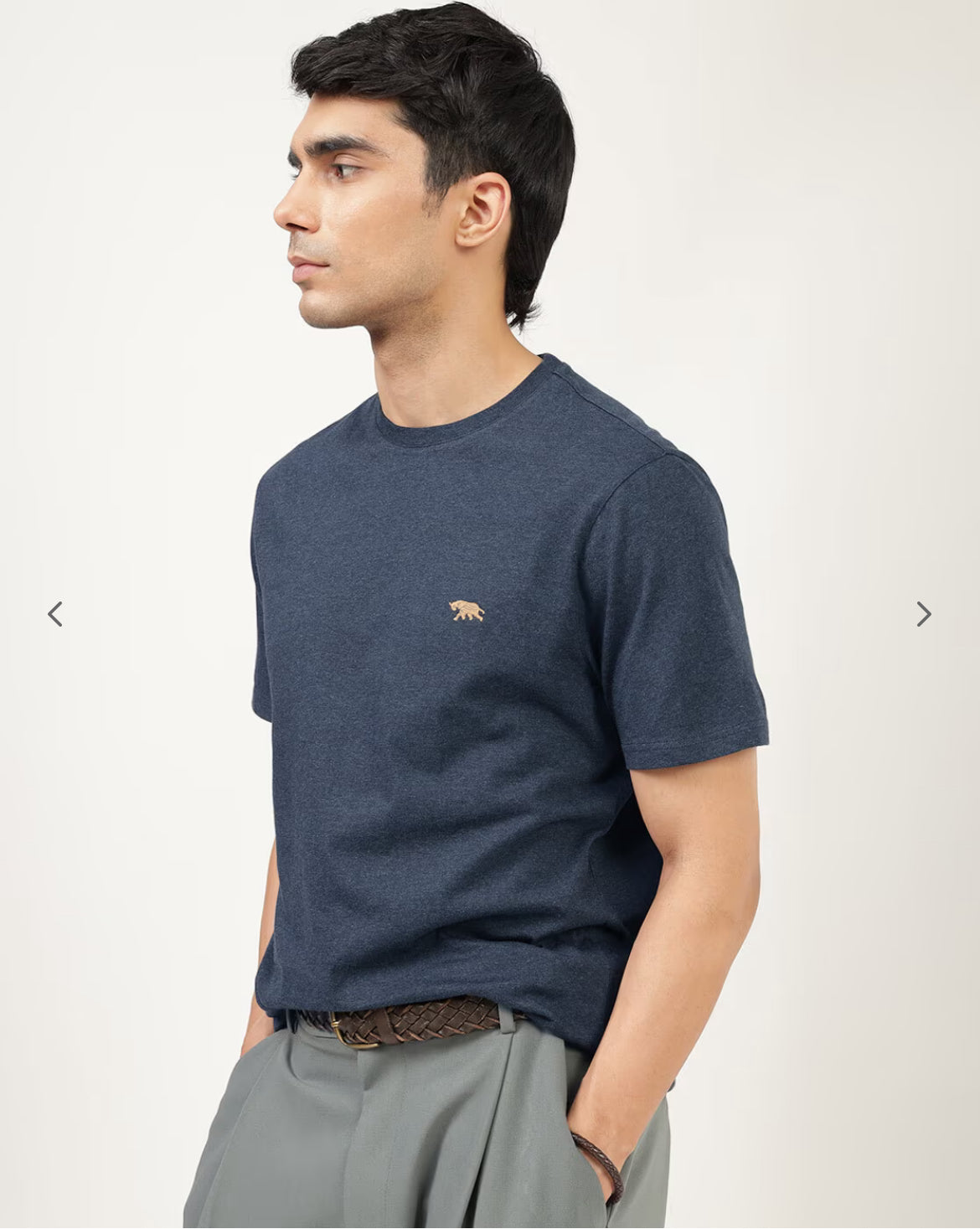 Men Regular Fit Crew-Neck T-Shirt Andamen