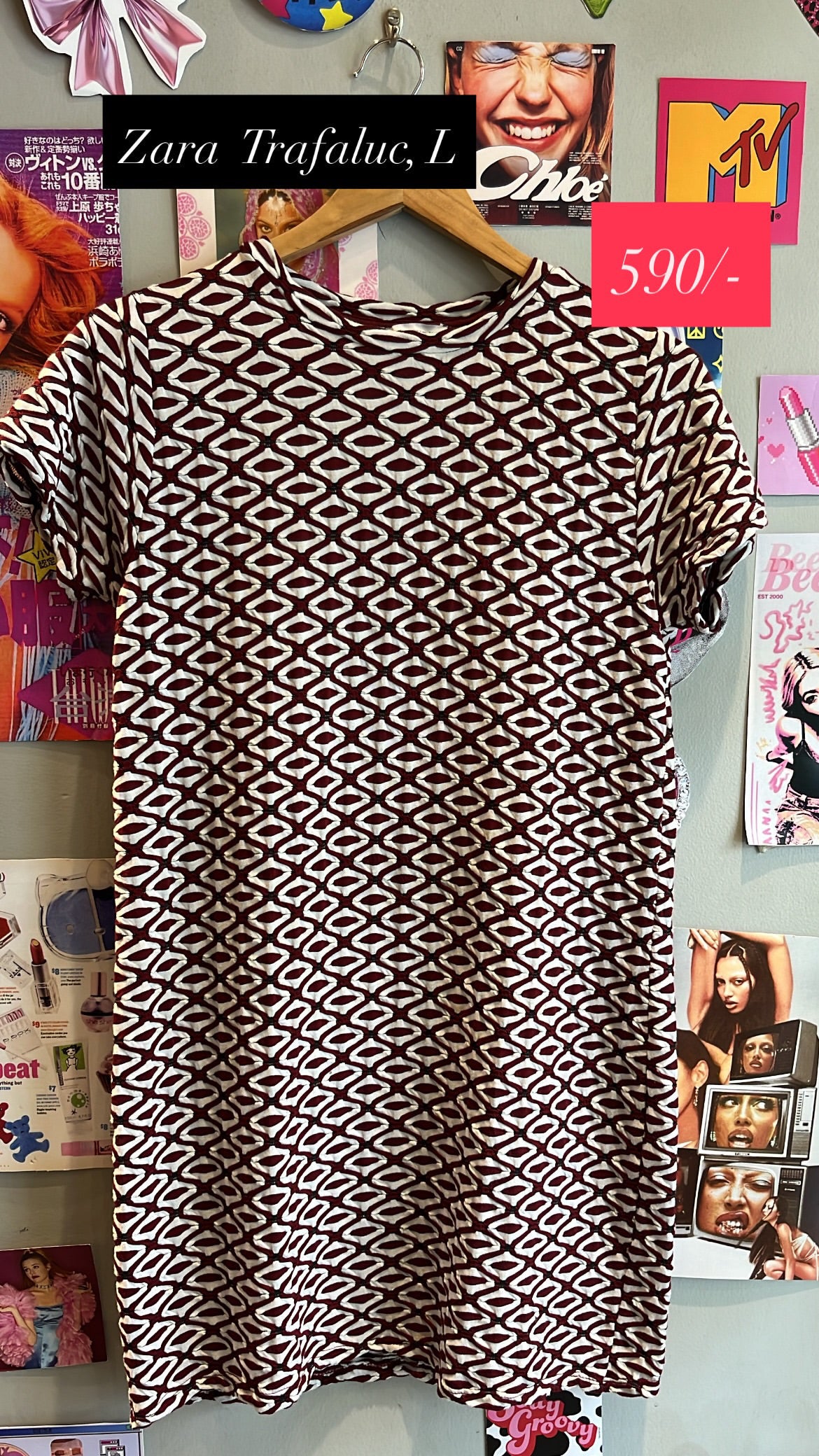 Printed Zara Top