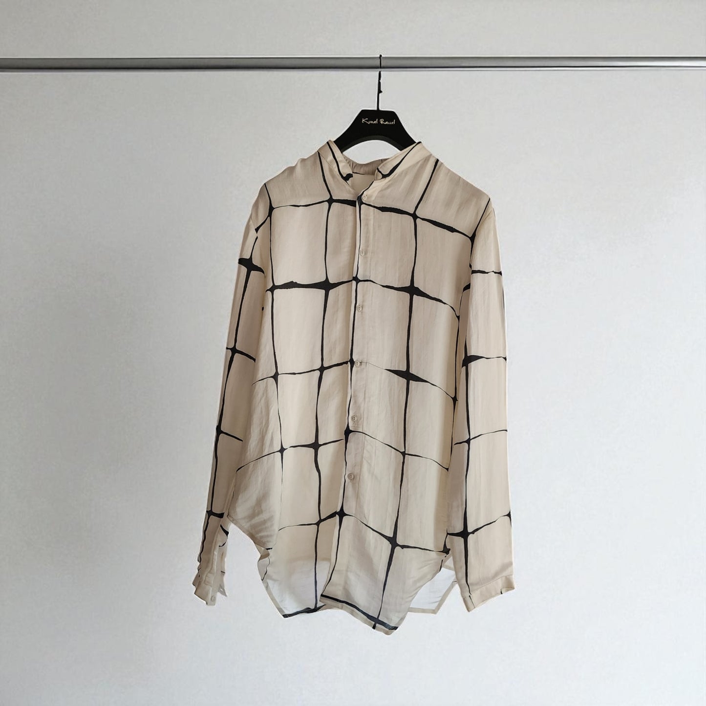 Kunal Rawal White & Black Kurta