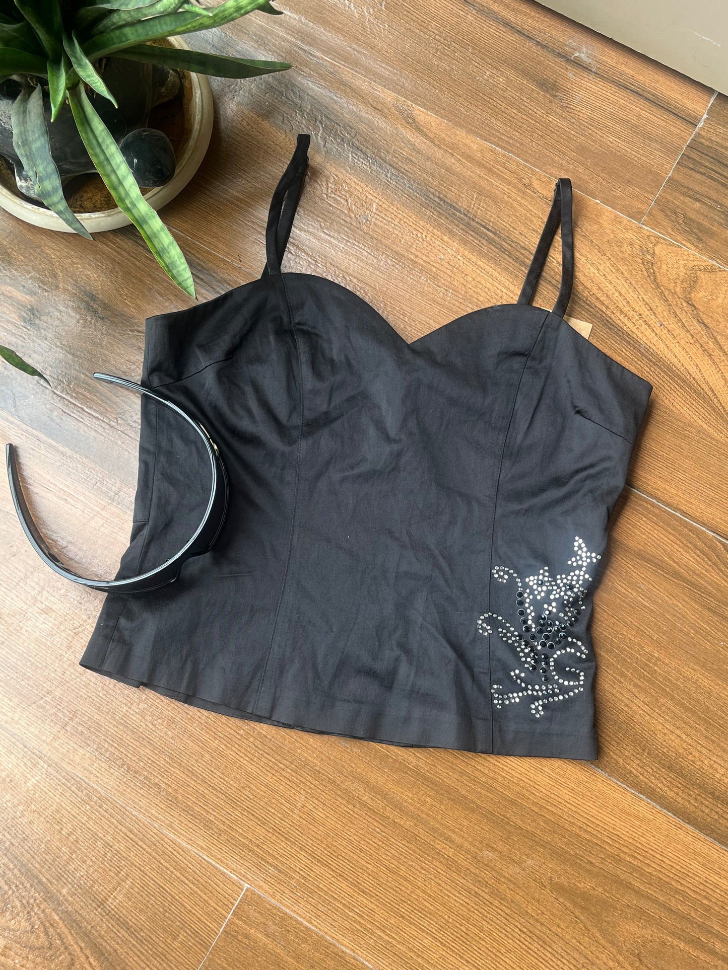 Bedazzled patch Cami