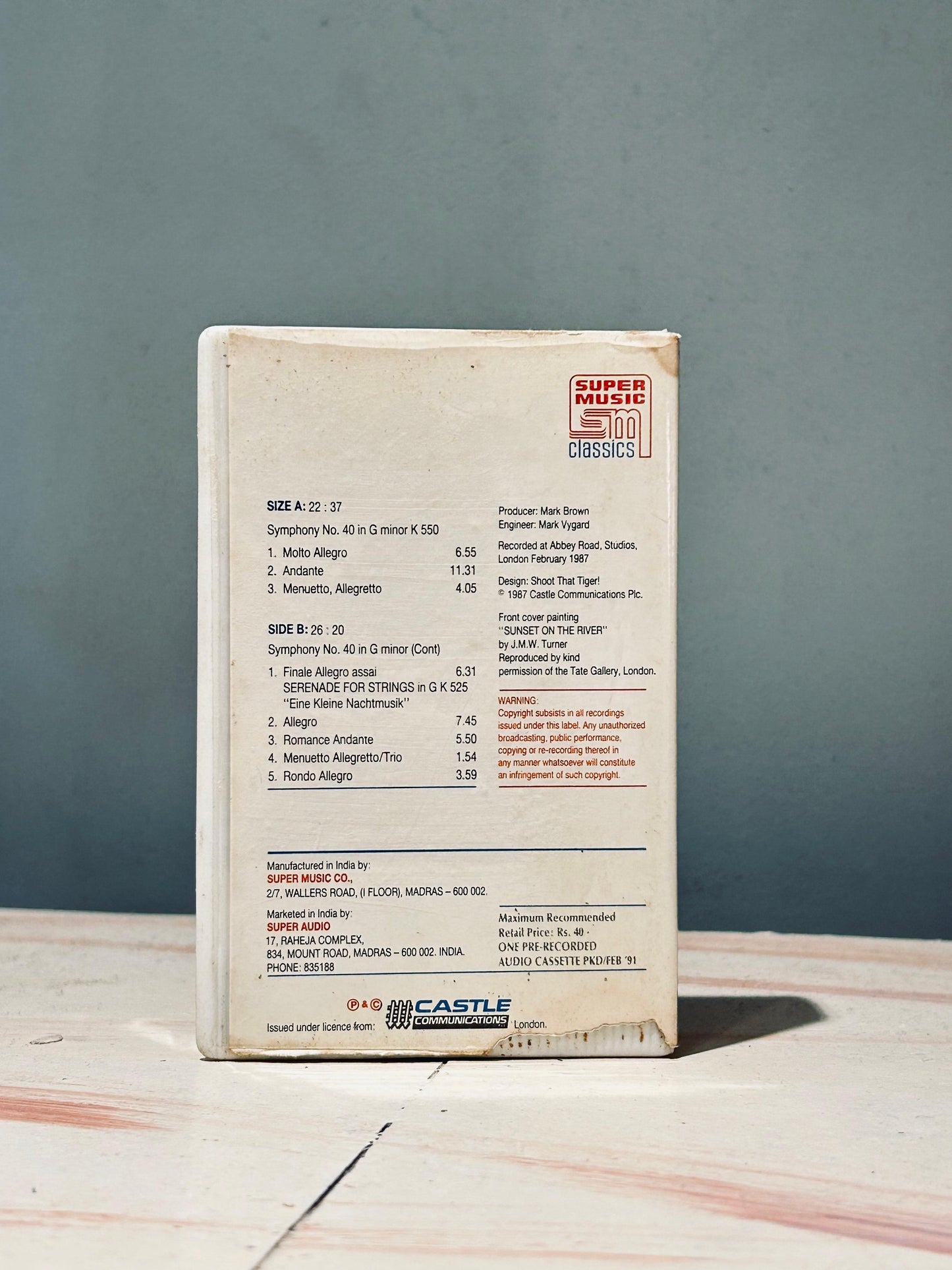 Mozart
-Conducted By Nicholas Cleobury