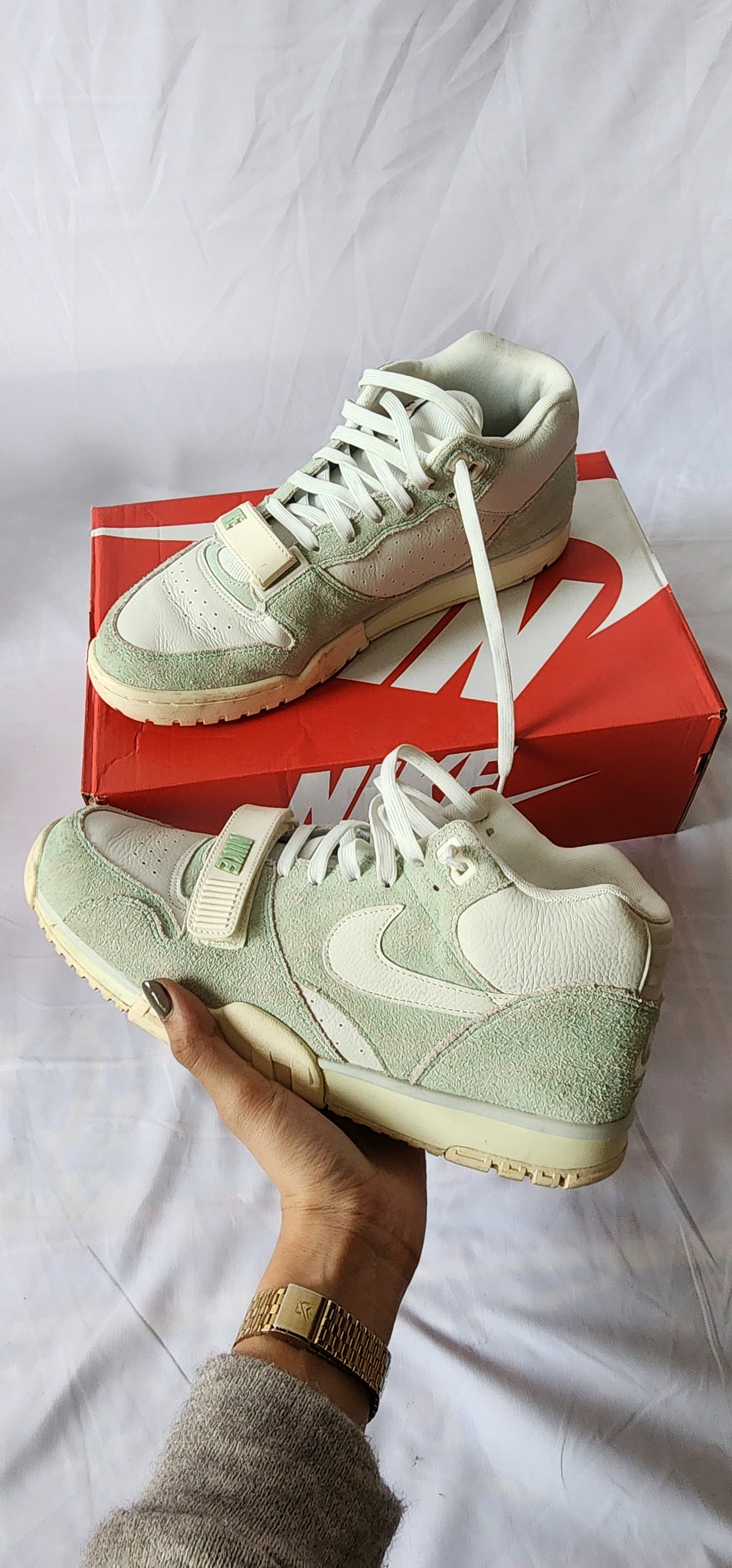 Nike Air trainer Enamel Green