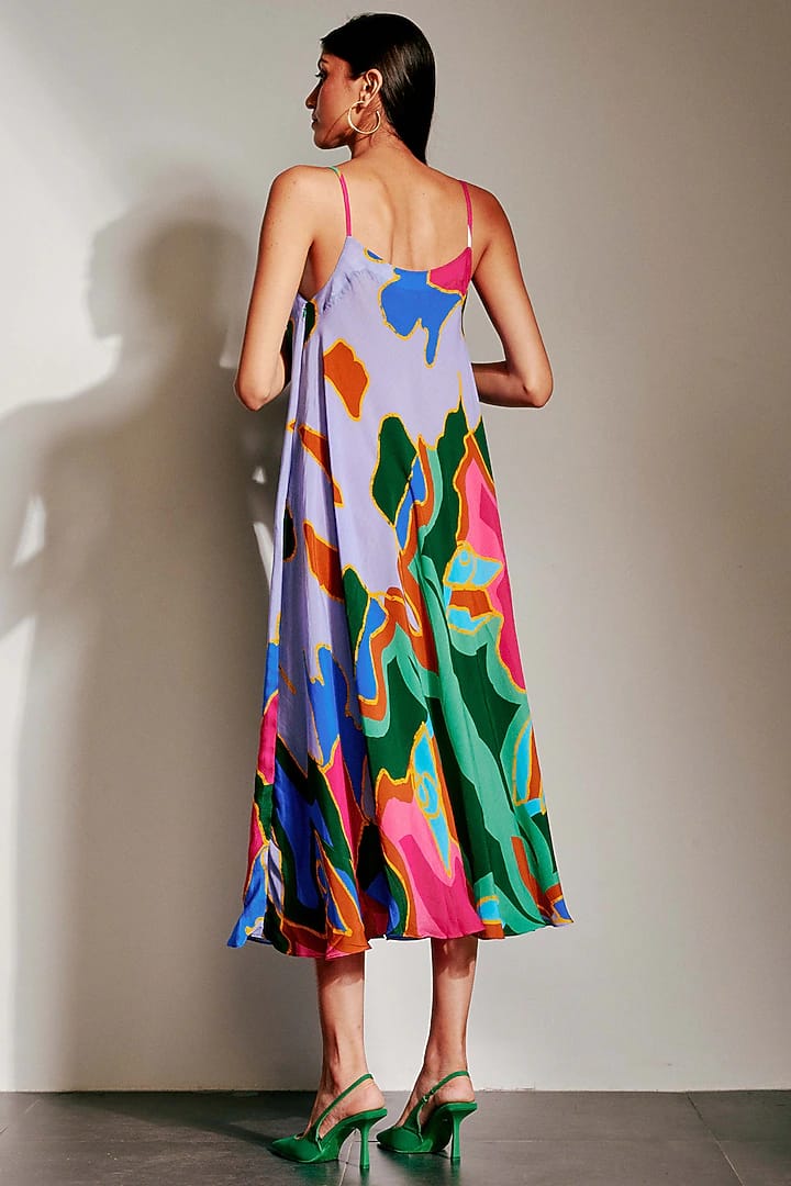 Advait Pop Print Midi Dress