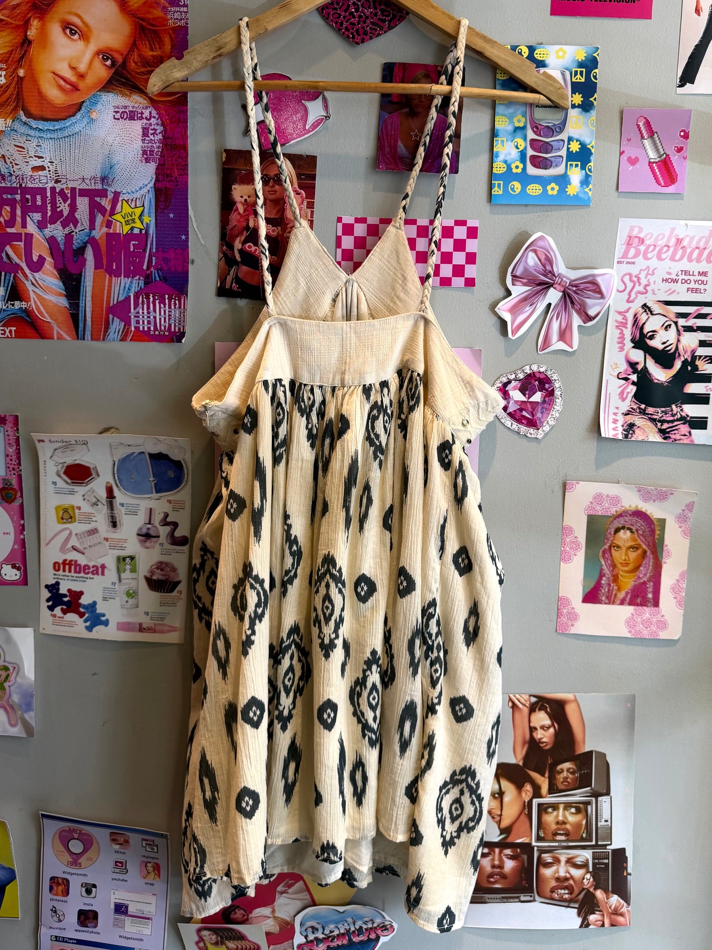 ZARA Printed Halter Dress