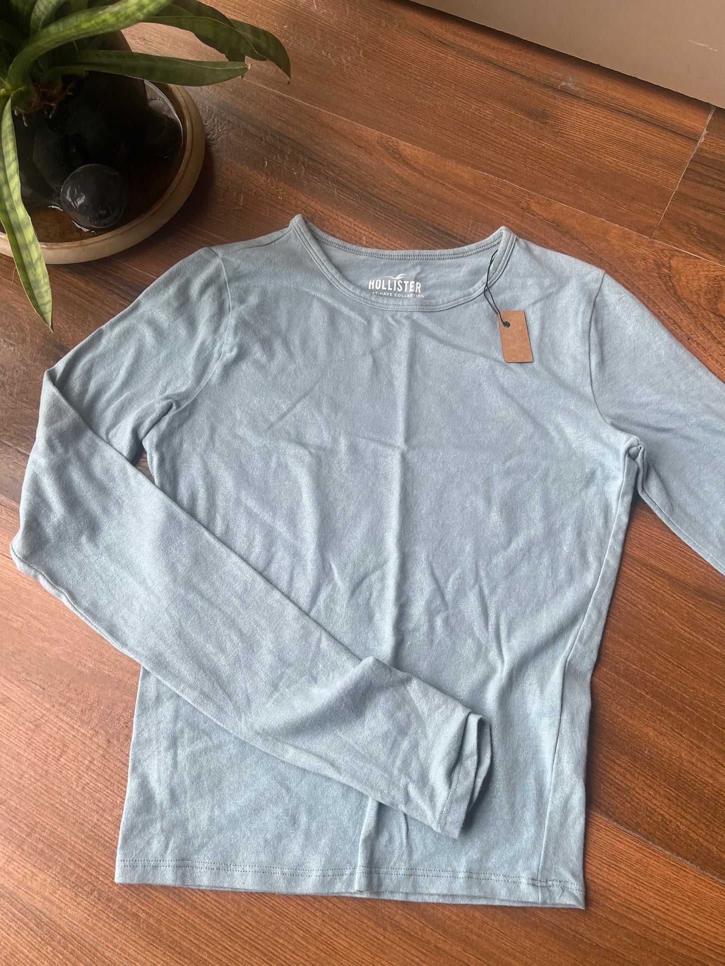 Baby Blue Shimmer Top