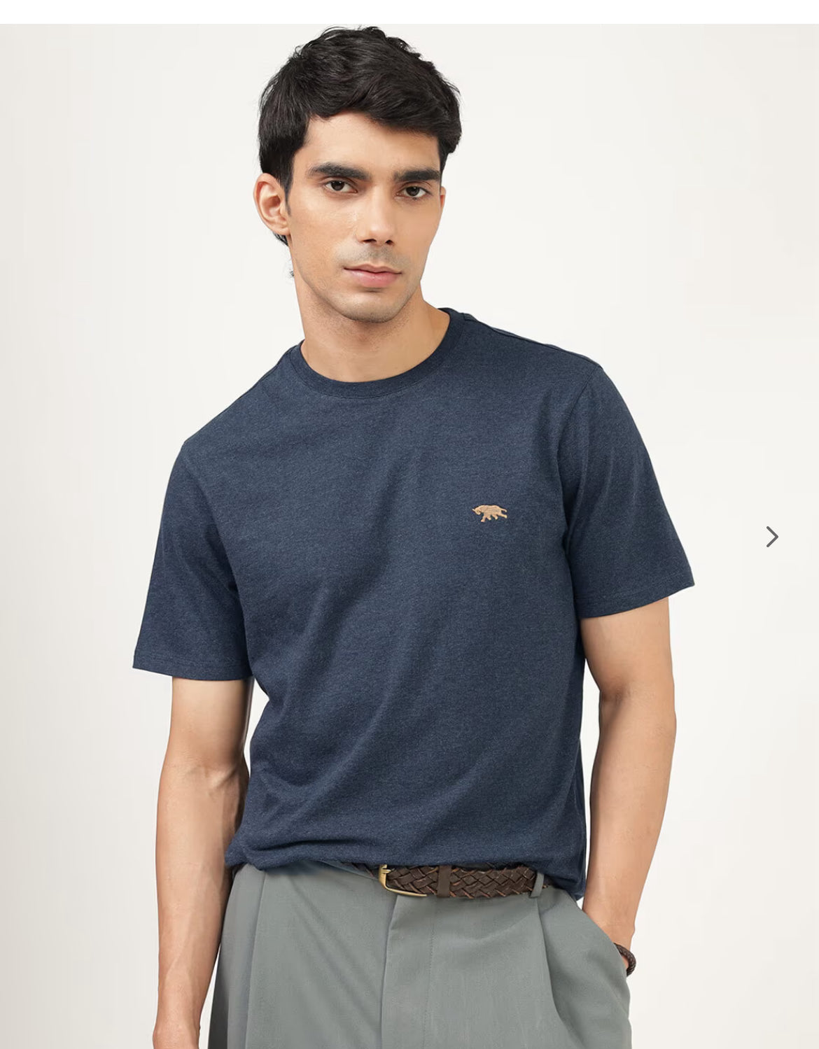 Men Regular Fit Crew-Neck T-Shirt Andamen