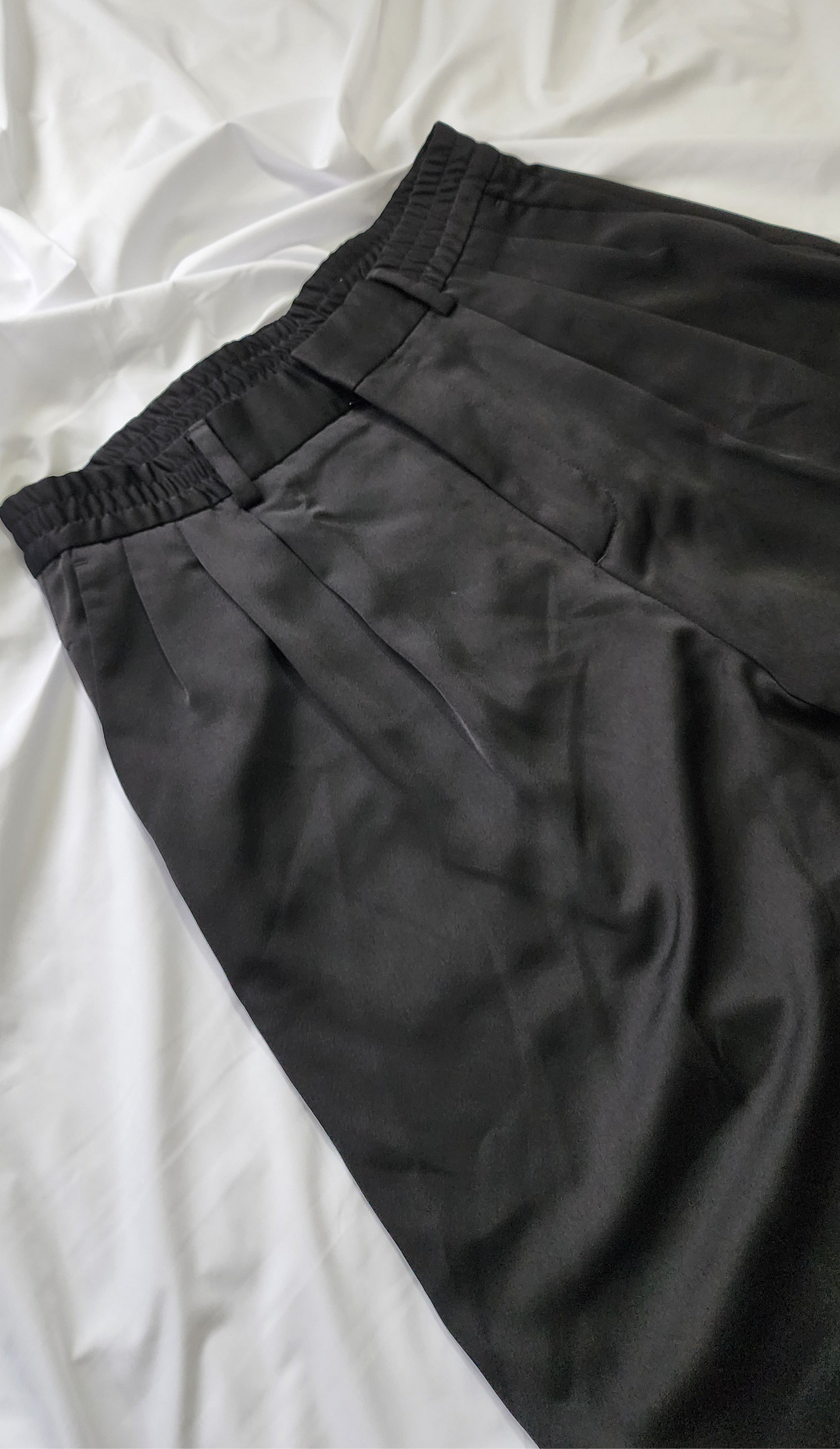 Zara Satin Black Pant