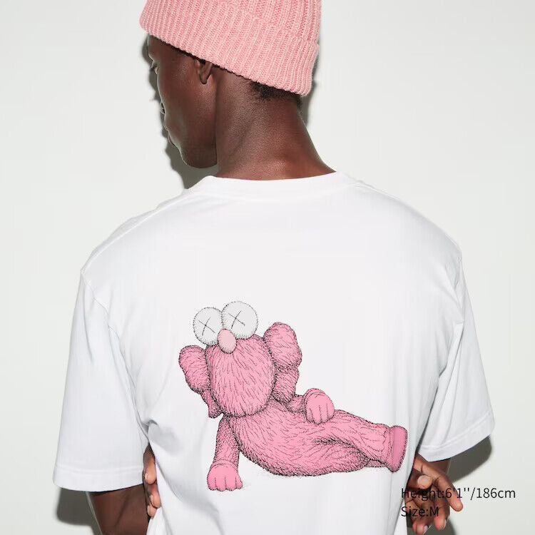 2023 Uniqlo UT x Kaws Tee T-Shirt (Pink)