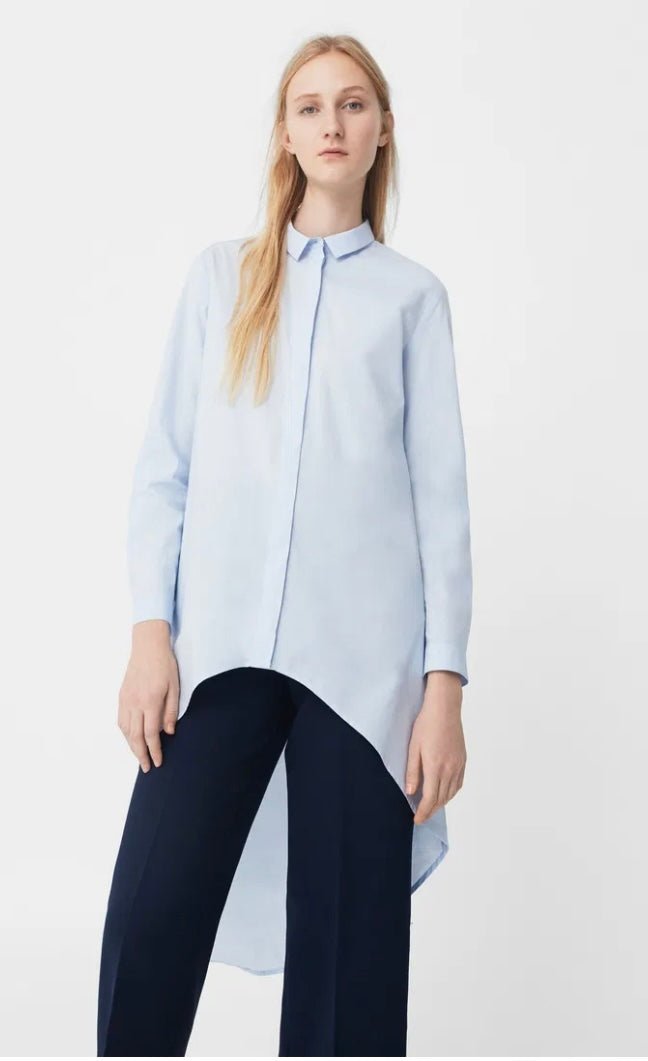 MANGO Asymmetrical Shirt