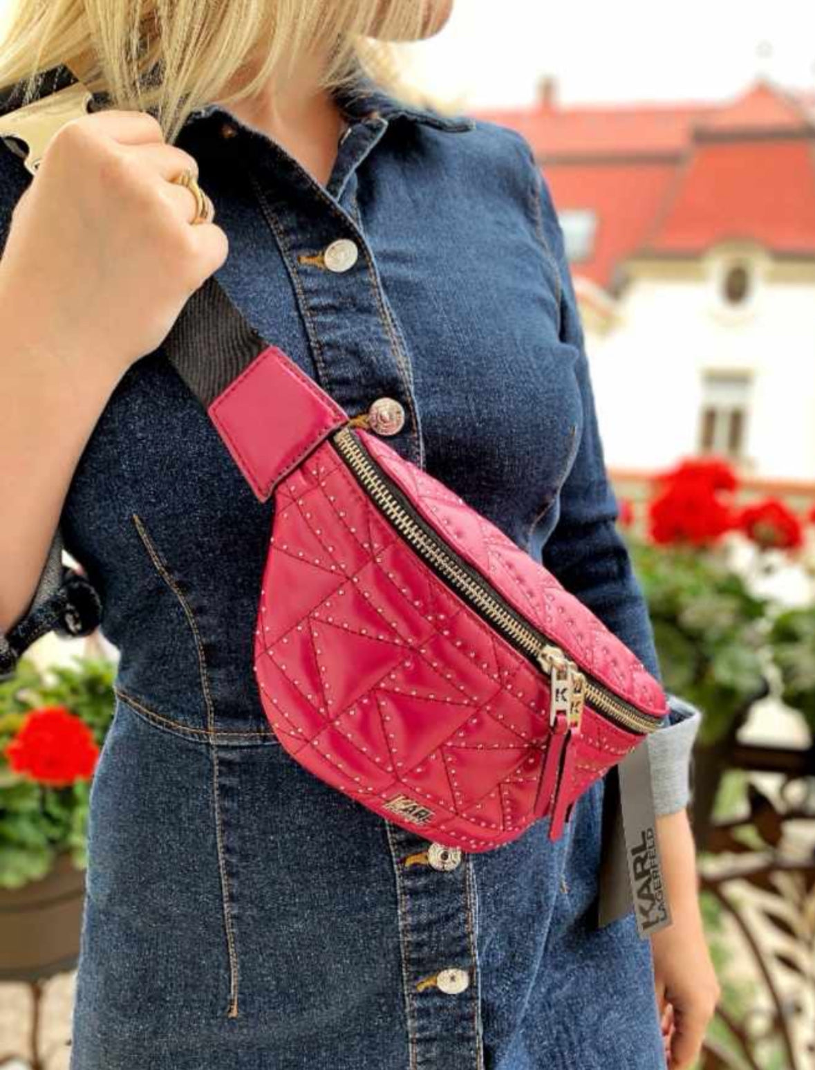 Karl Lagerfield Red Bumbag