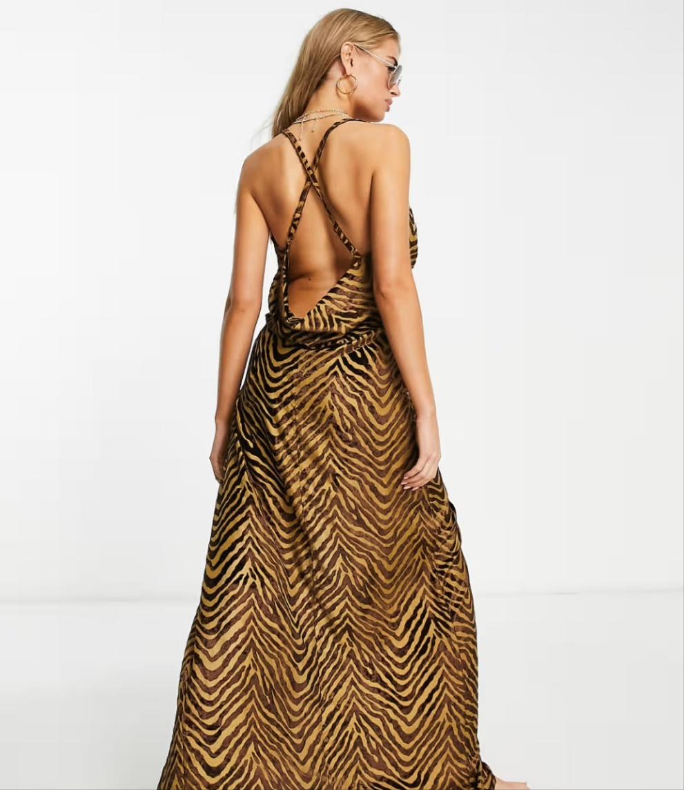 Asos Design Leopard Dress