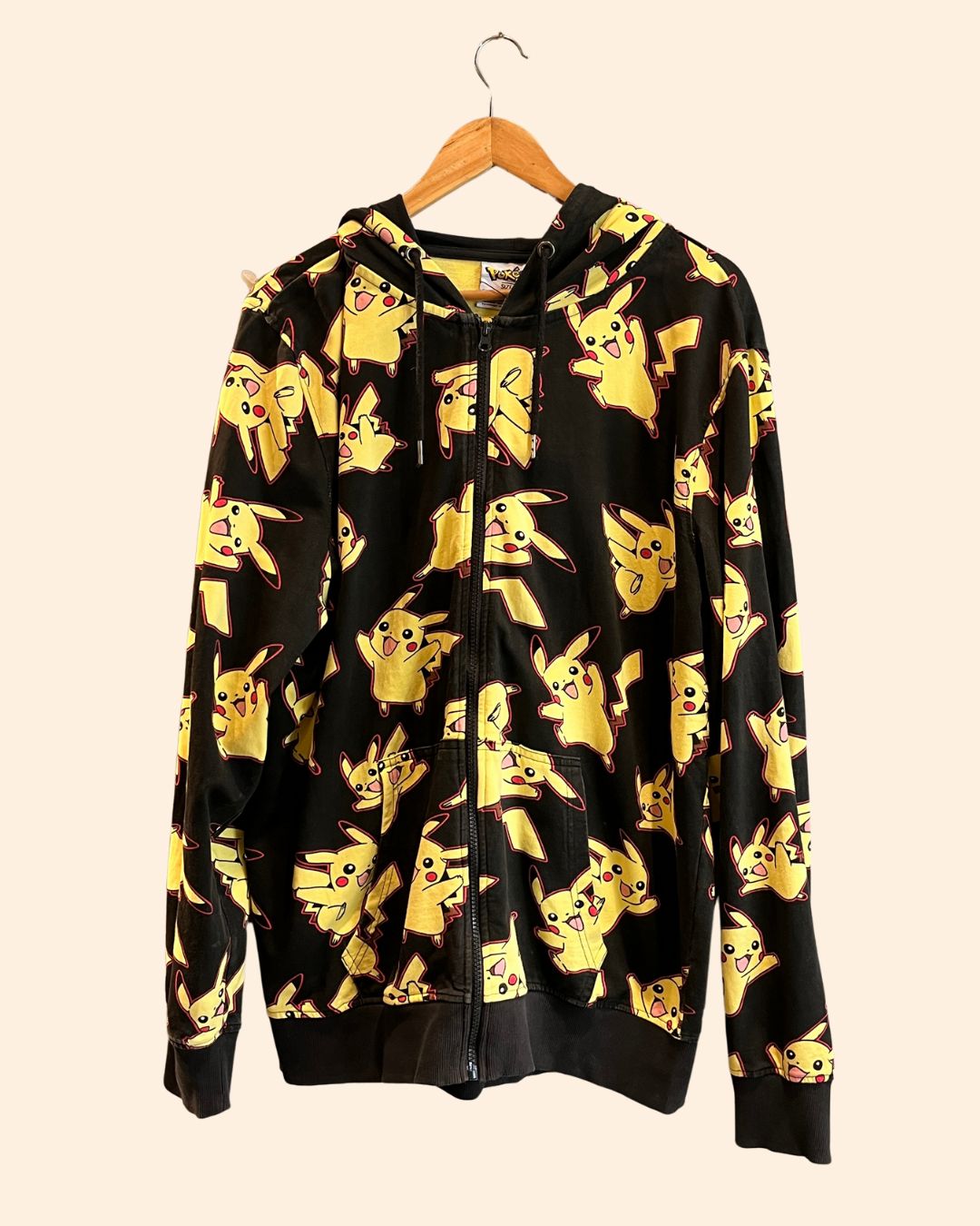 Pokemon Black Printed Hoodie