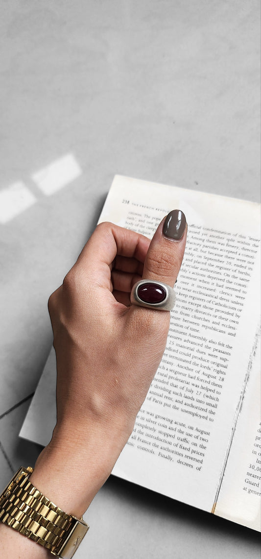 Red Stone Ring
