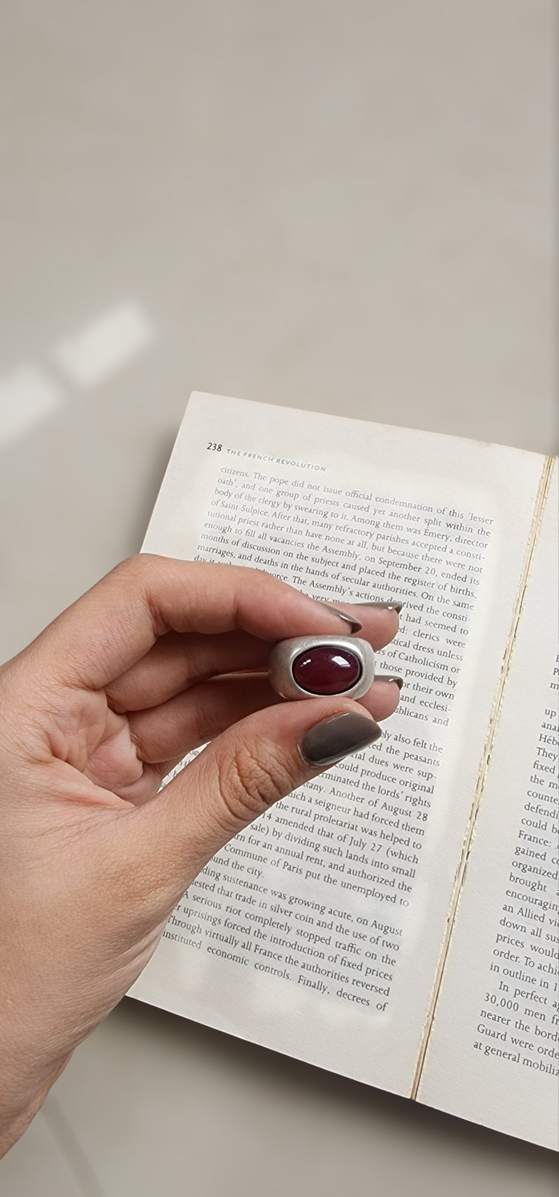 Red Stone Ring