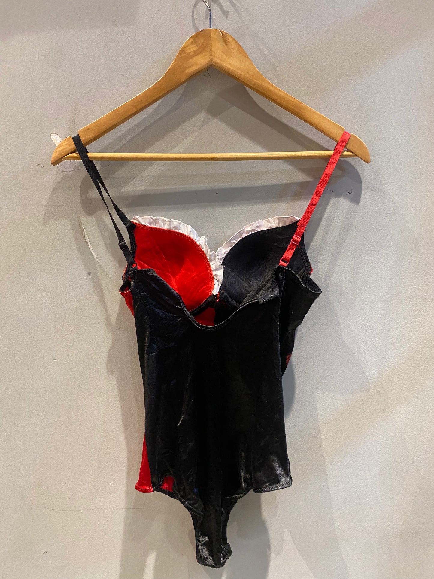 Red & Black Bodysuit