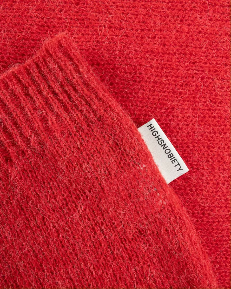 Highsociety Red Knit Vest