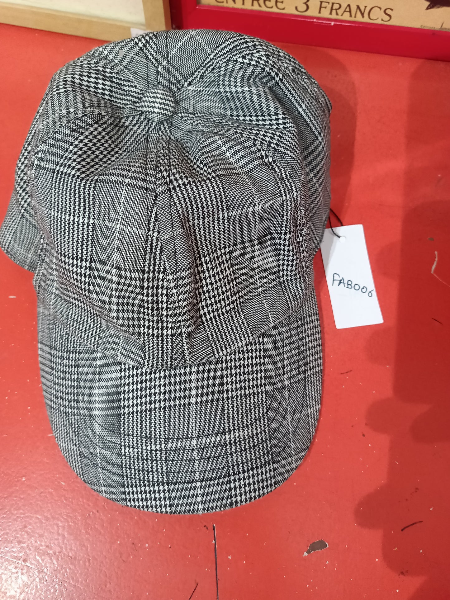 Checked Cap