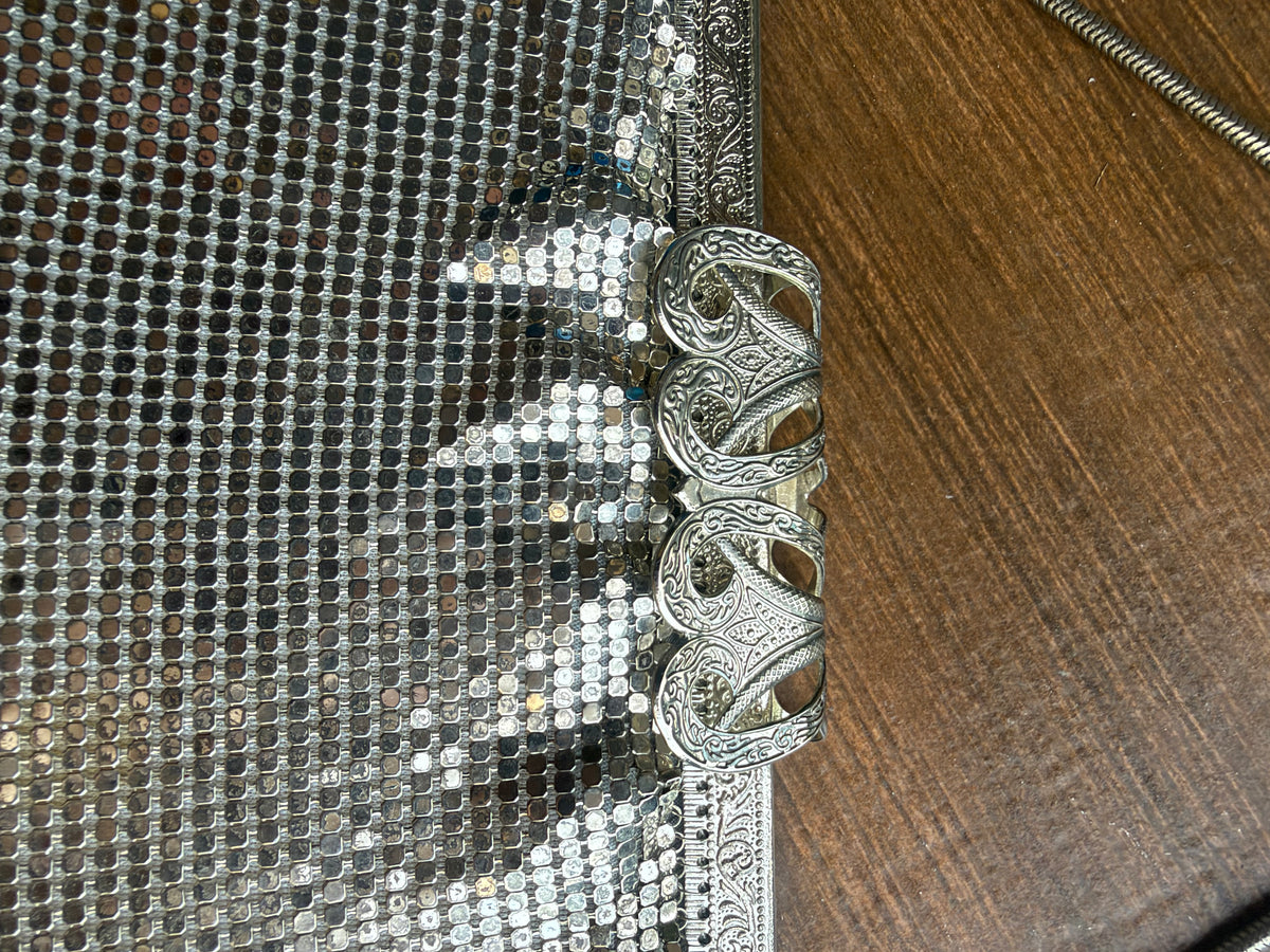Medium Silver Chainmail Vintage Bag