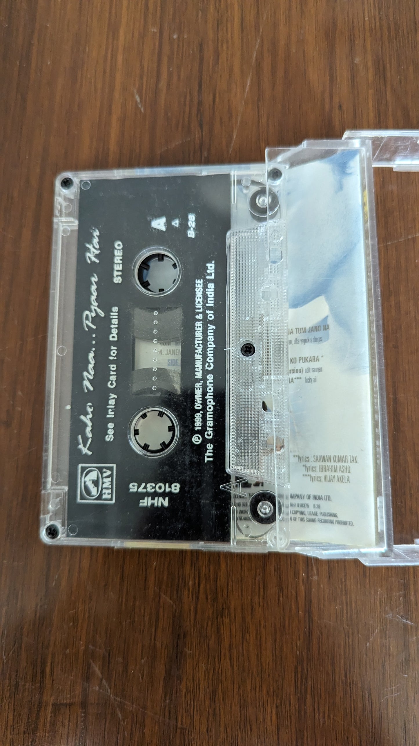 Kaho Na Pyaar Hai Audio Cassette Tape