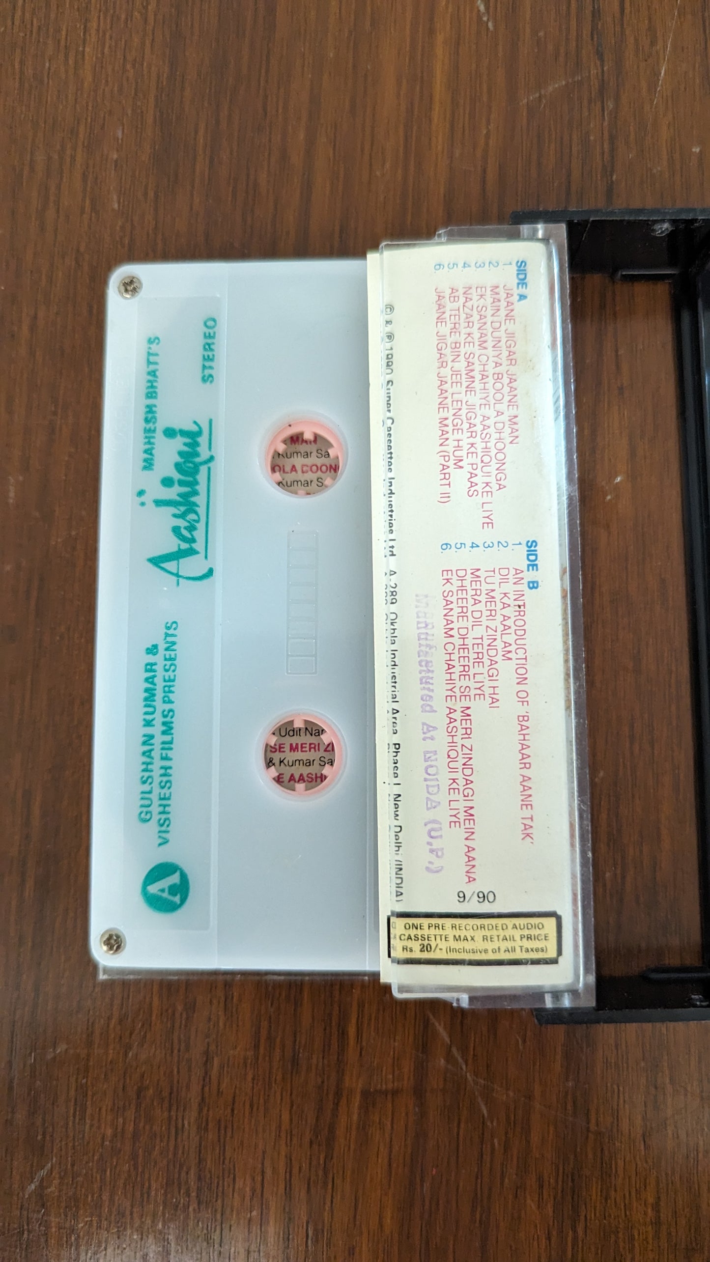 T-Series Aashiqui Audio Cassette Tape