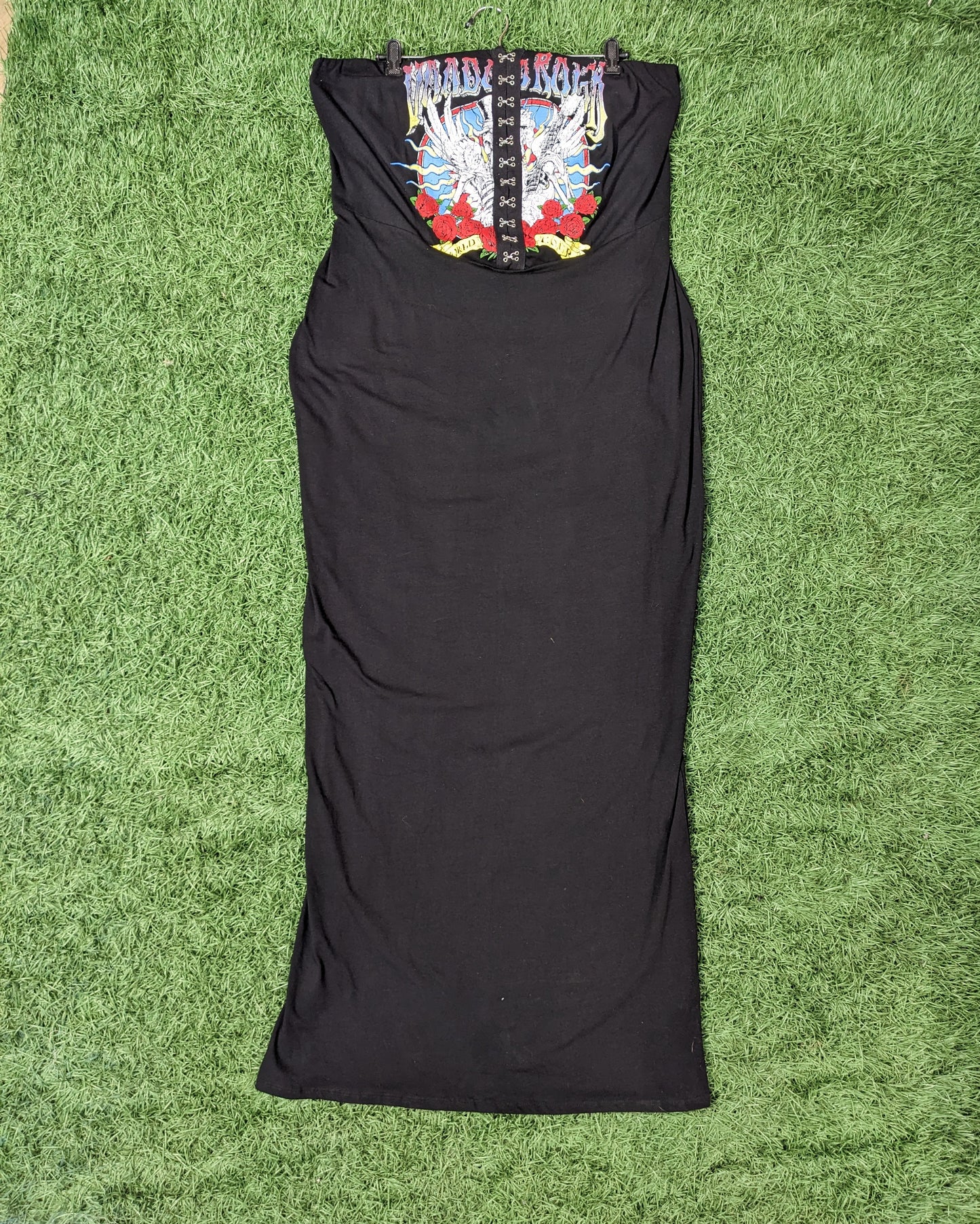 Fashion Nova Free Souls Maxi Dress Black