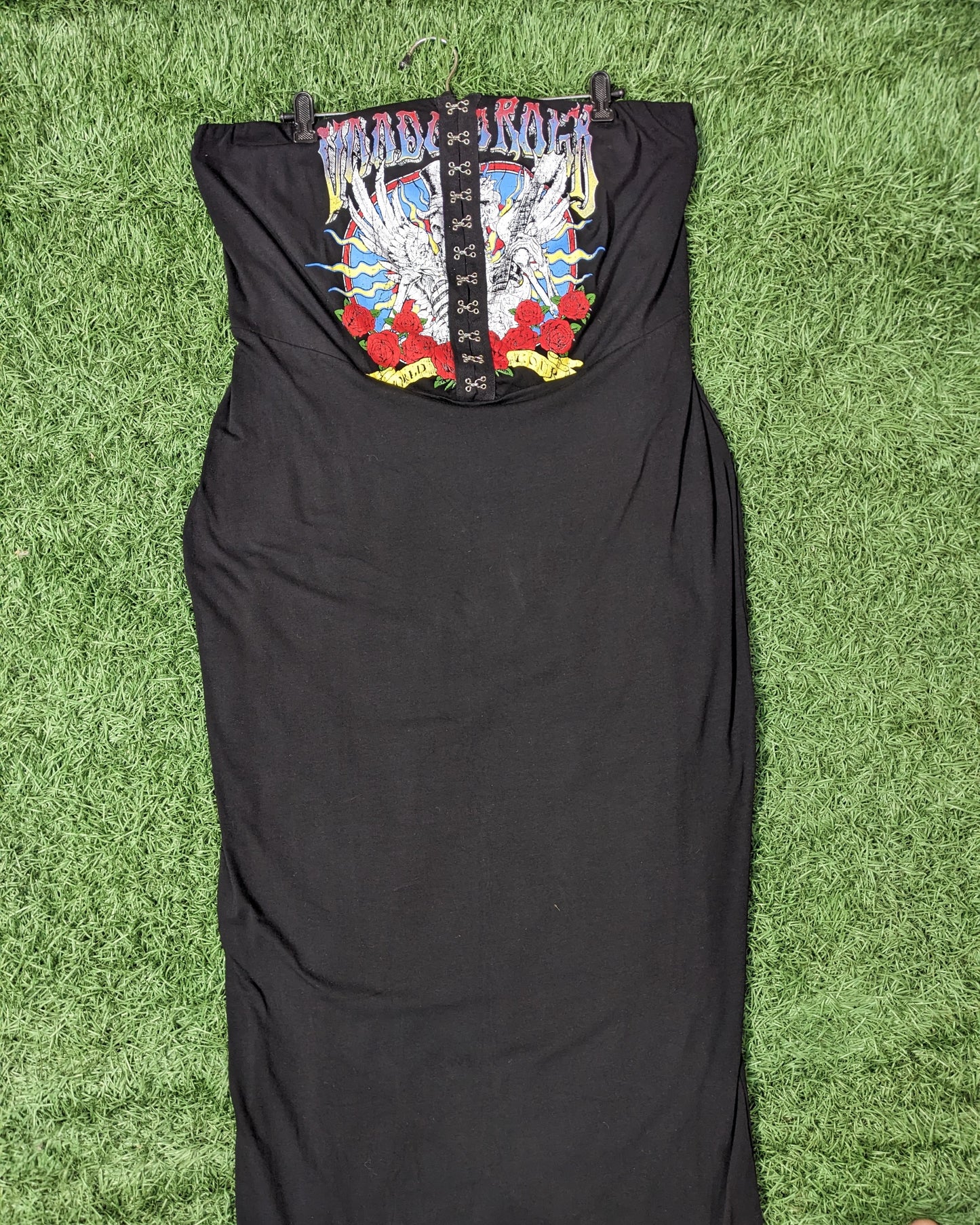 Fashion Nova Free Souls Maxi Dress Black