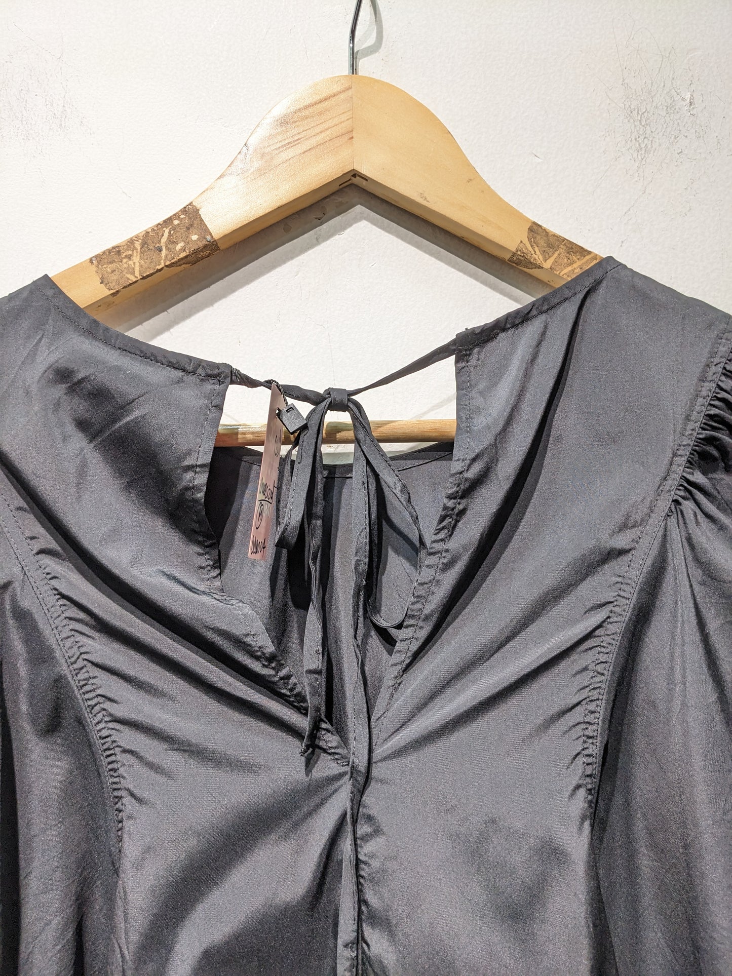 H&M Balloon Sleeves Black Dress