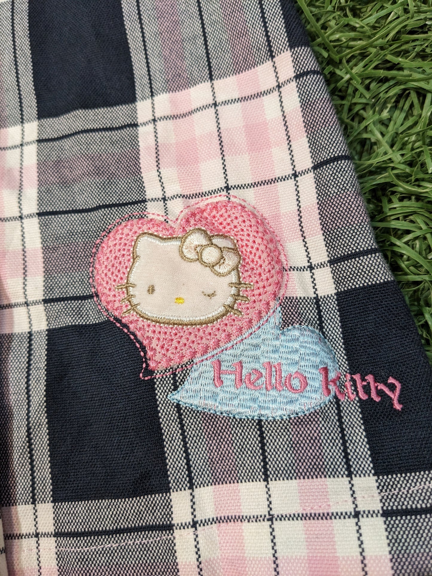Hello kitty Flare Fit Checkered Skirt