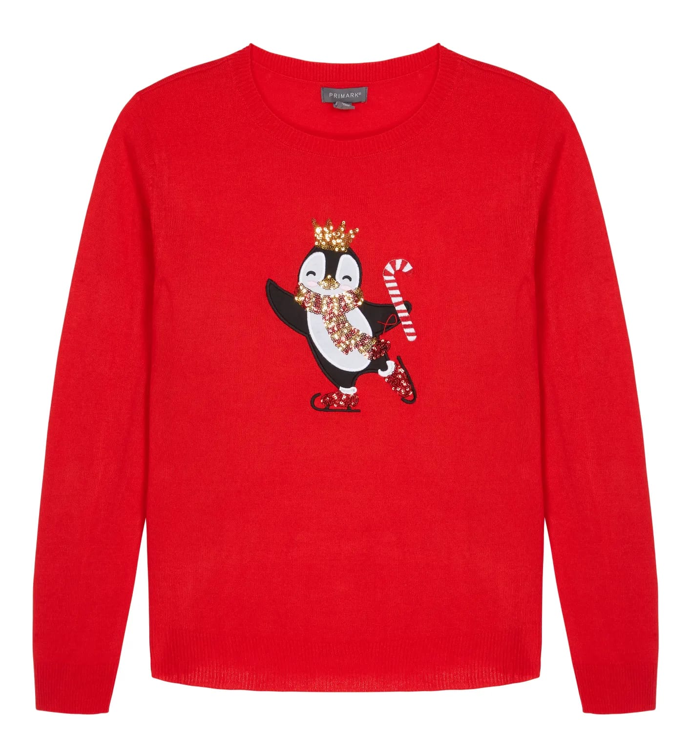 Red Penguin Christmas Sweater