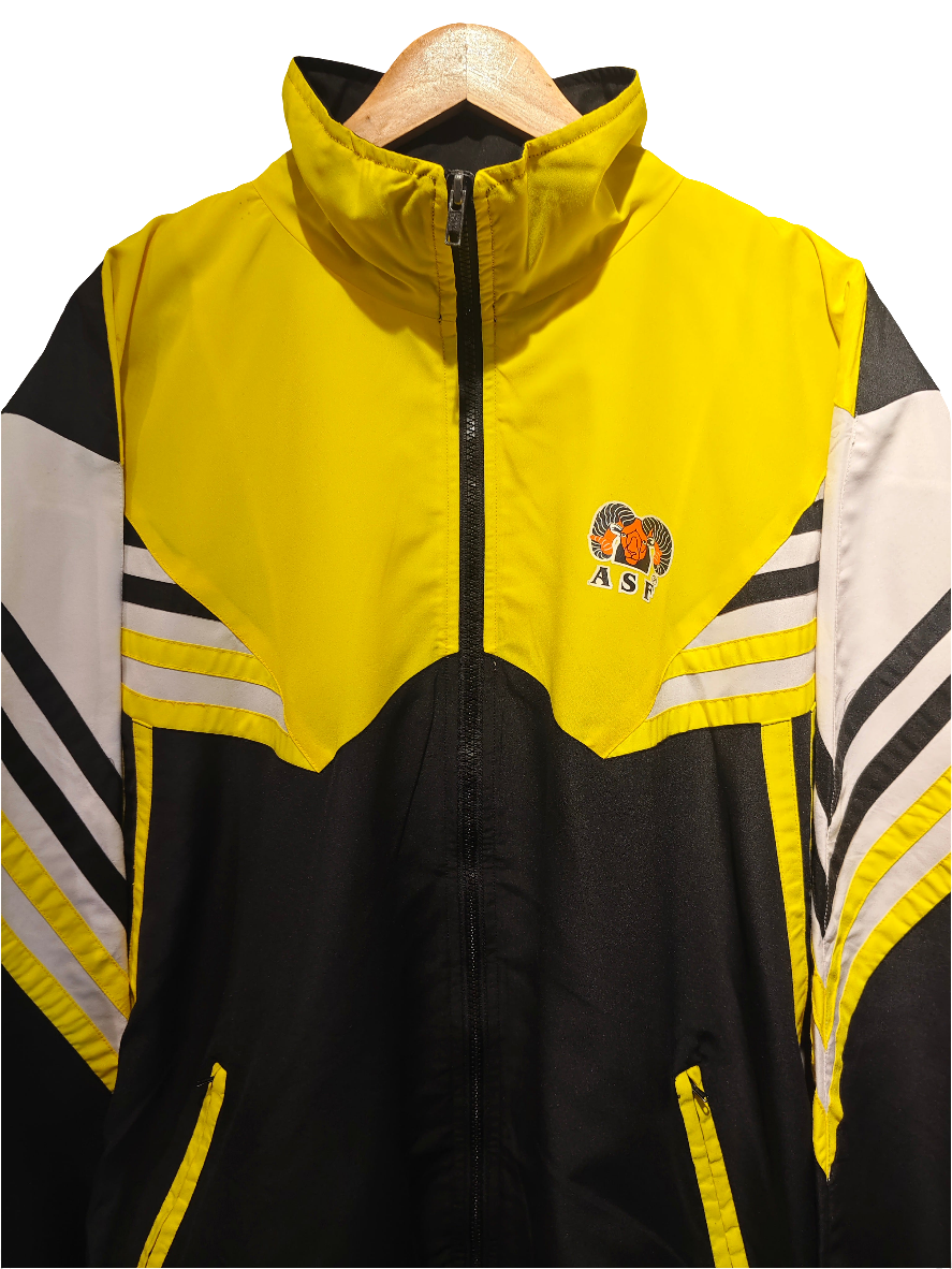 Yellow and back bomber