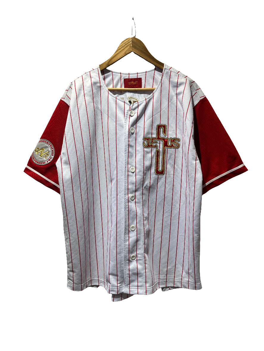 Jesus Friends White Red Jersey