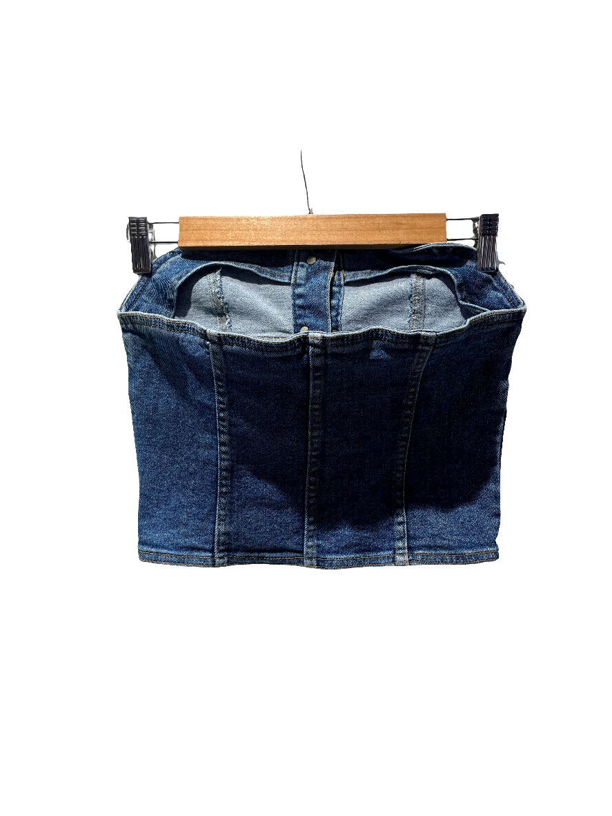 DENIM TUBE TOP